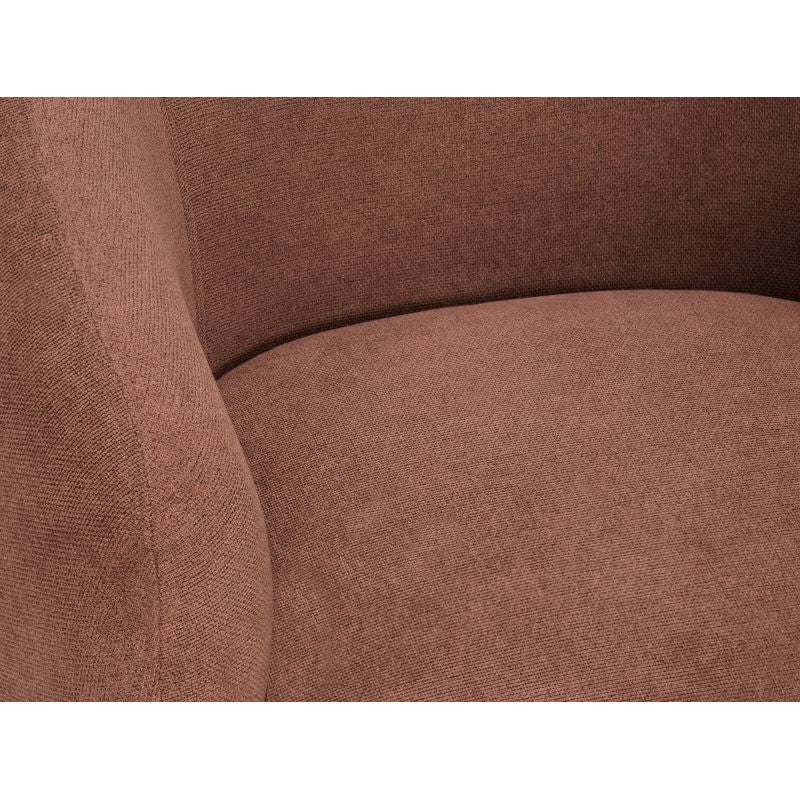 Fauteuil en tissu - Terracotta