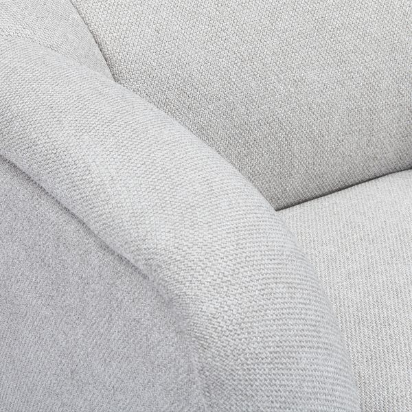 Fauteuil en tissu gris MARLO