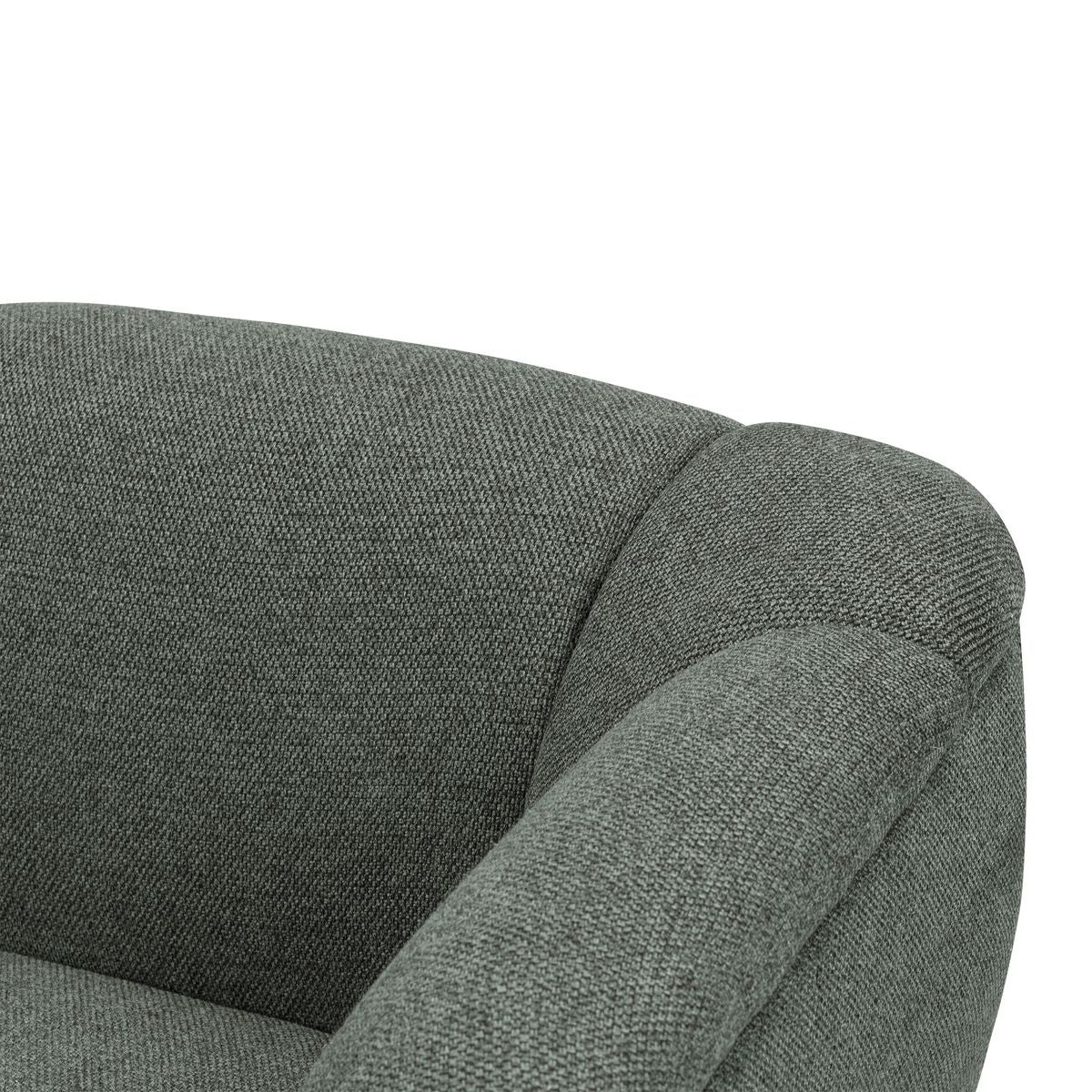 Canapé 2 places tissu vert MARLO