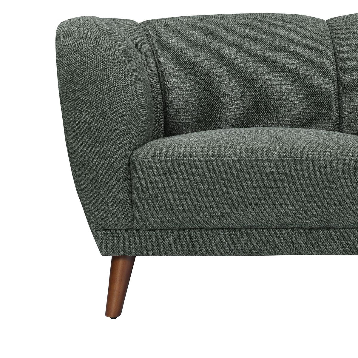 Canapé 3 places tissu vert MARLO