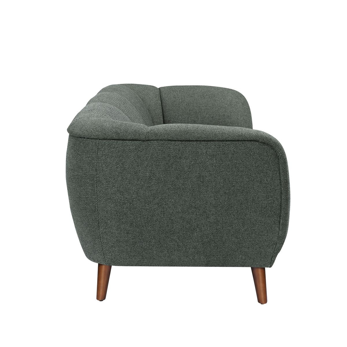 Canapé 3 places tissu vert MARLO