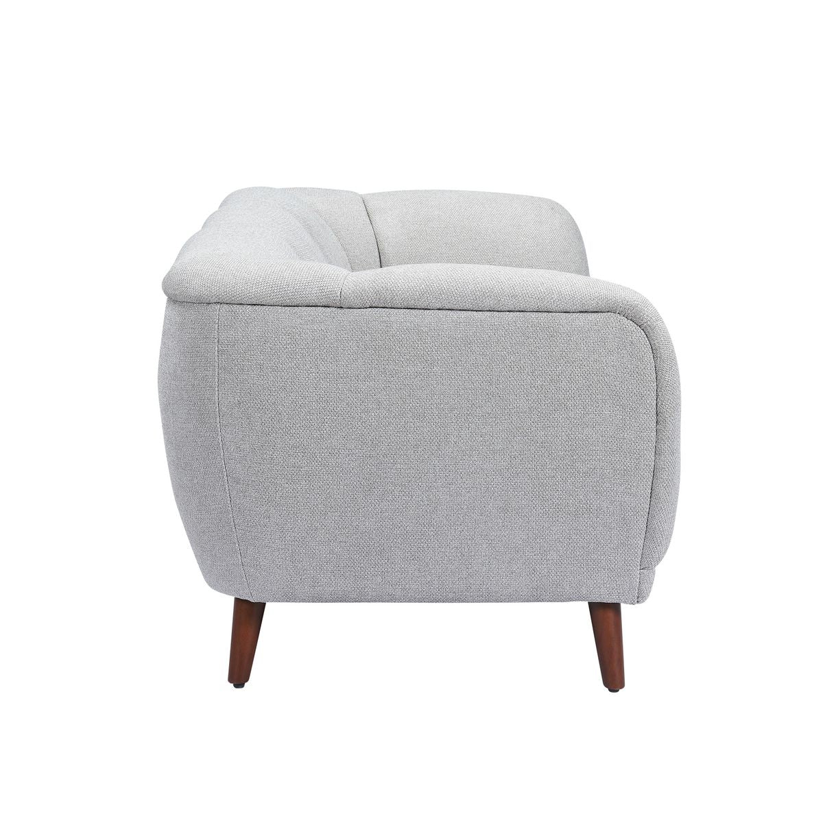 Canapé 3 places tissu gris MARLO