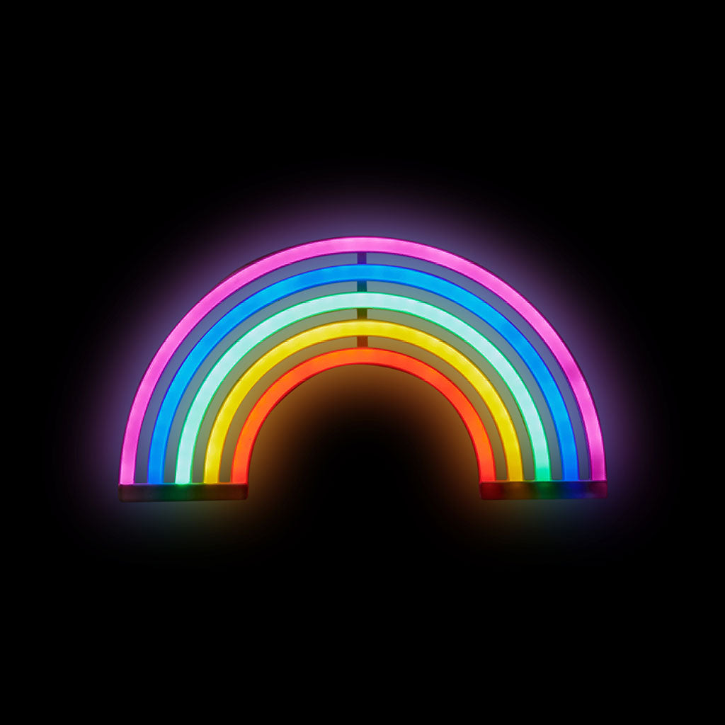Néon arc en ciel multicolor