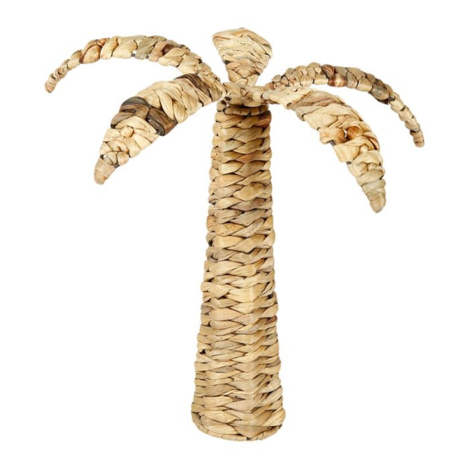 Palmier en rotin naturel, ajoutant une ambiance tropicale et chaleureuse à la décoration intérieure.