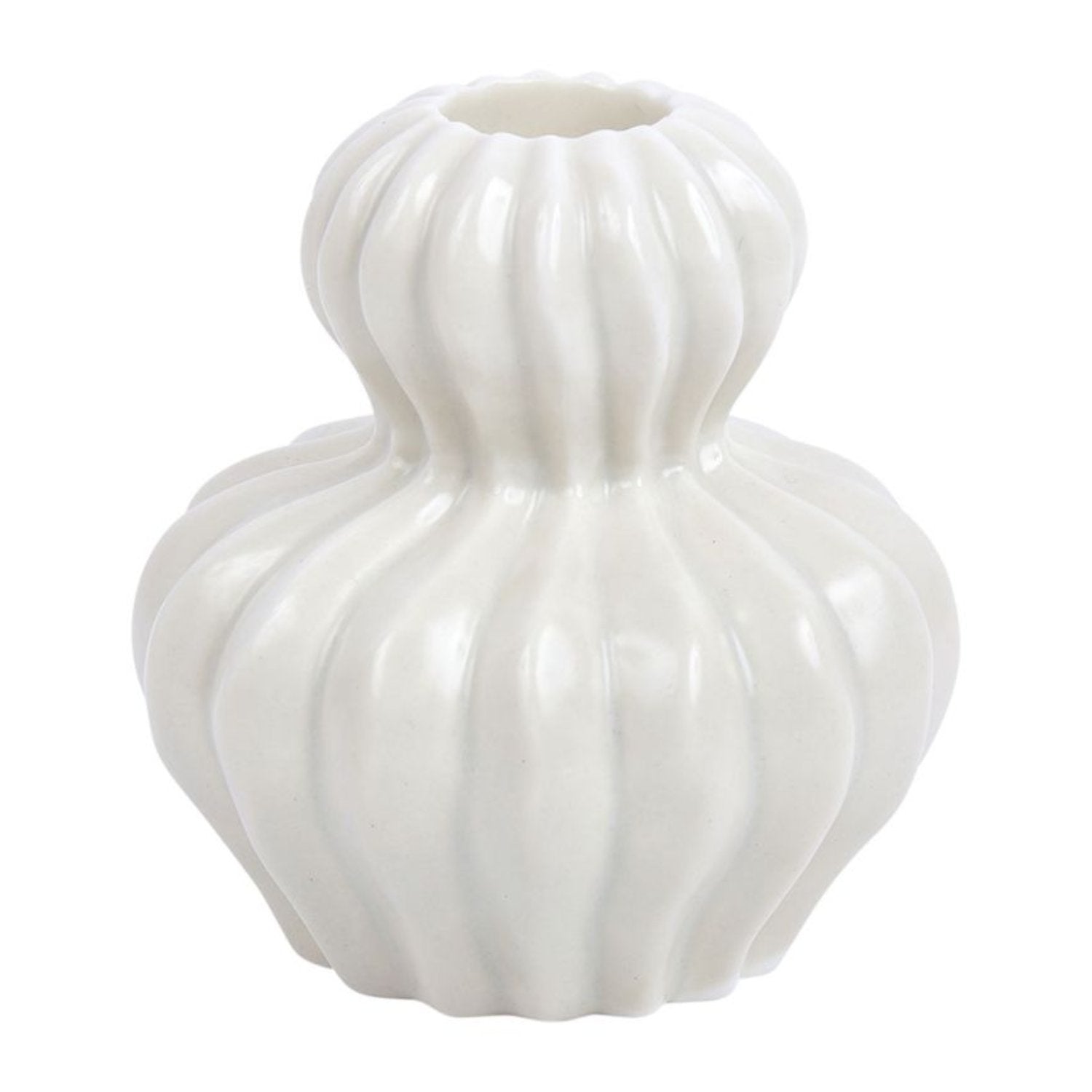 Photophore en céramique blanc avec motif Cactus, ajoutant une touche élégante et moderne à la décoration intérieure.