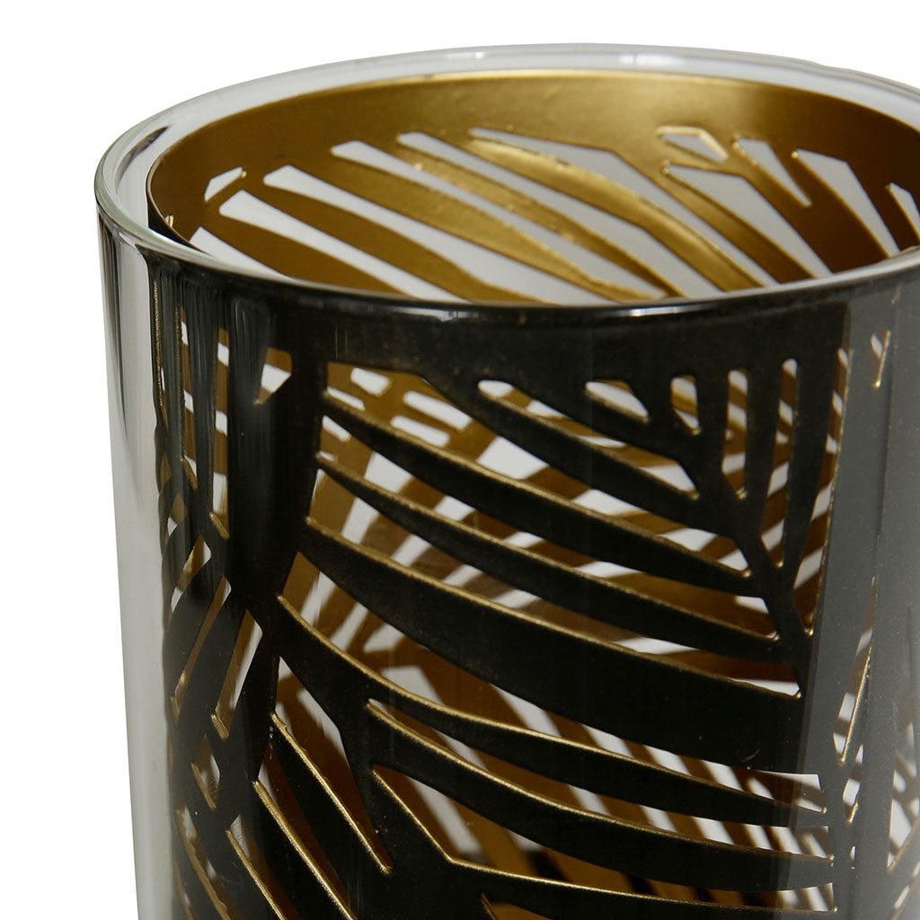 Photophore Palmes noir