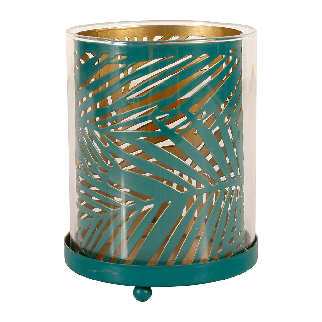 Photophore Palmes vert