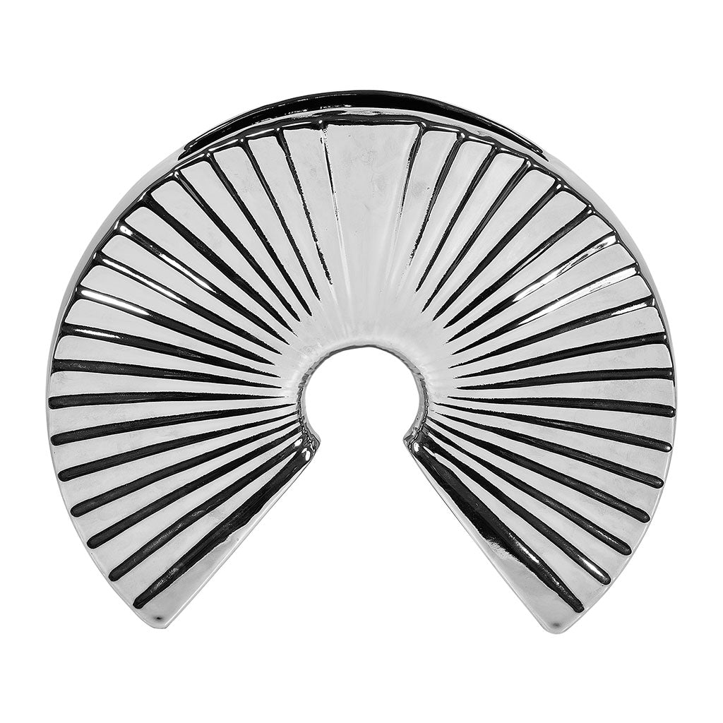 Vase céramique pont argenté