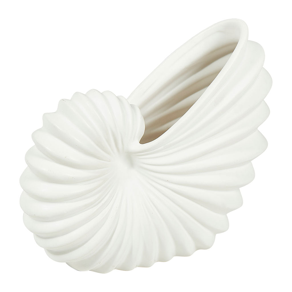 Vase Escargot Blanc