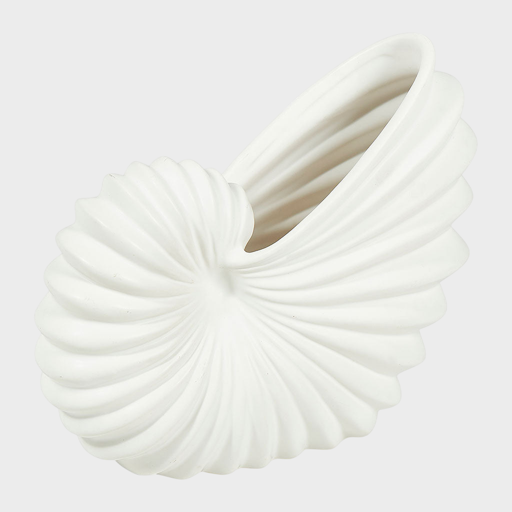 Vase Escargot Blanc