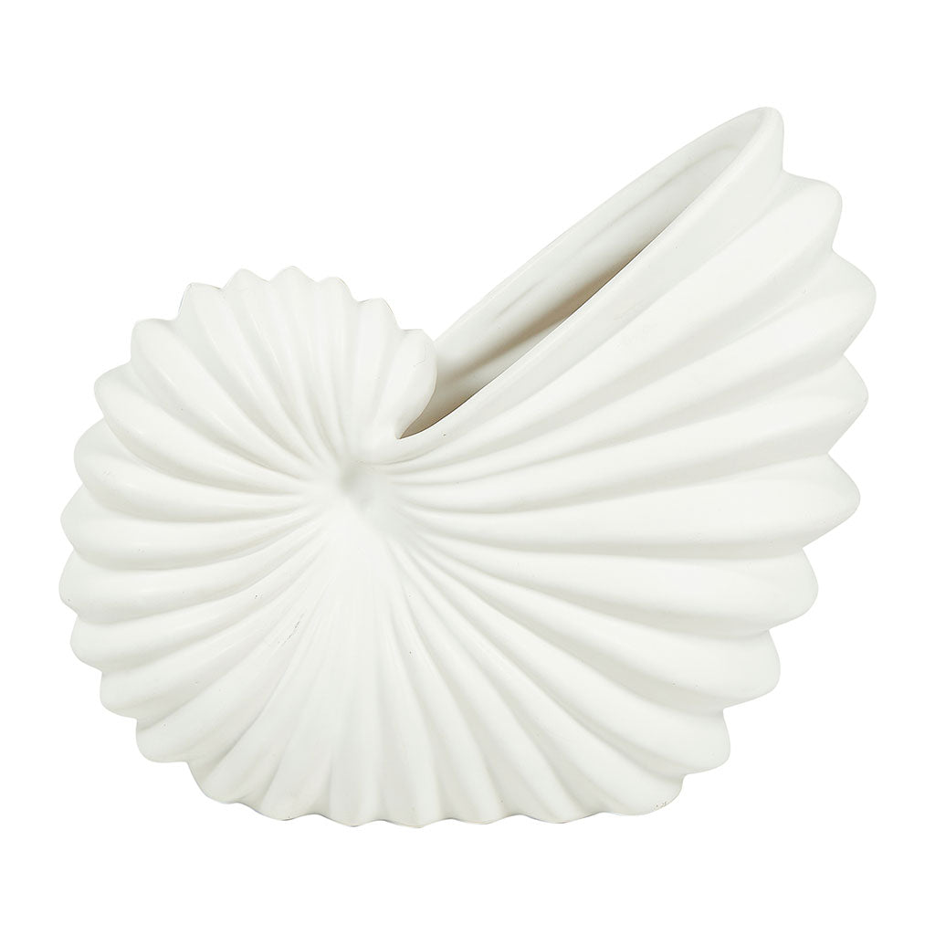 Vase Escargot Blanc