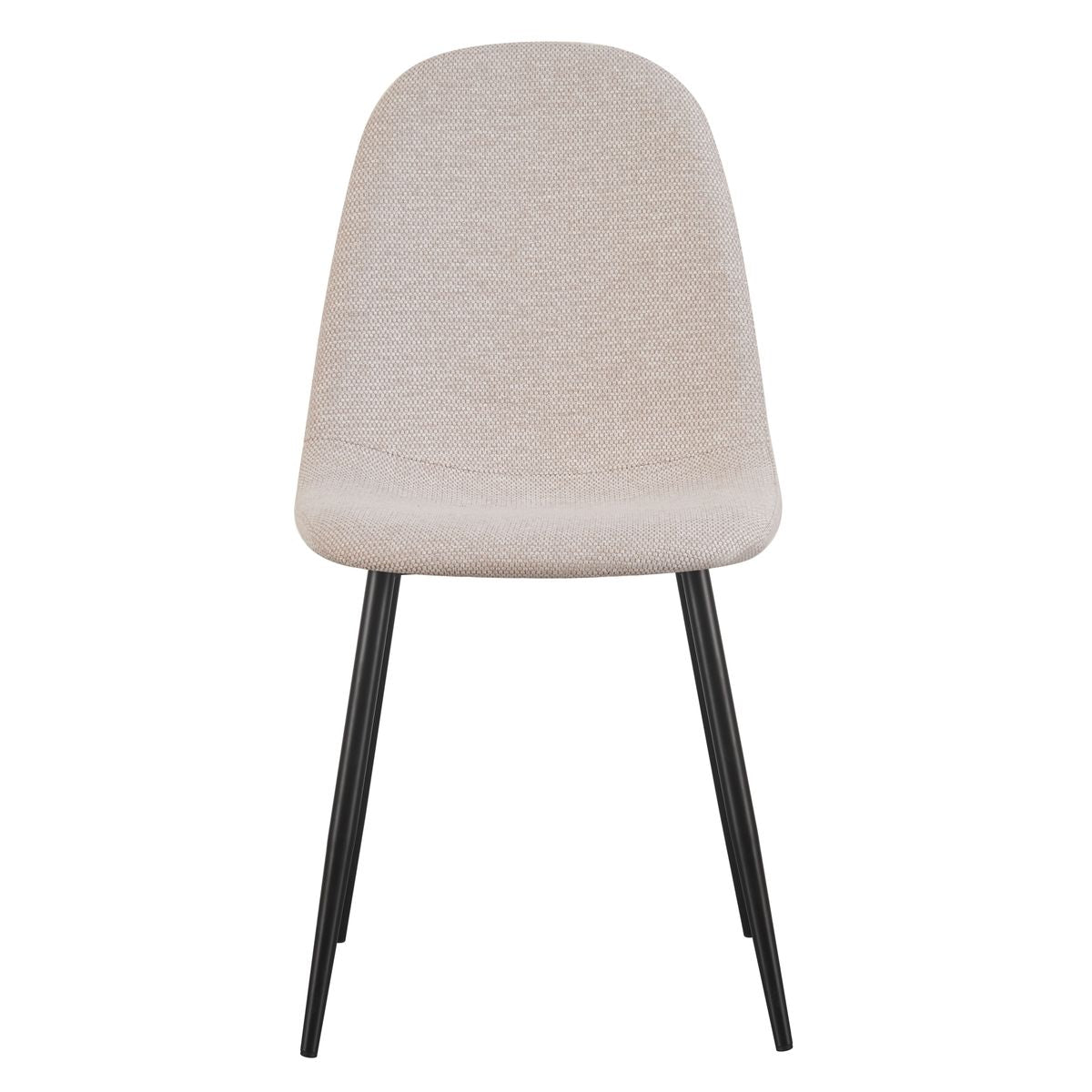 Chaise Yuko tissu écru