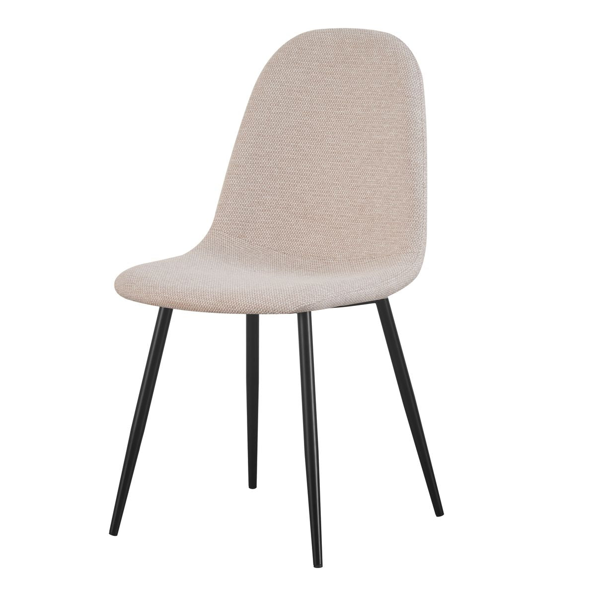 Chaise Yuko tissu écru