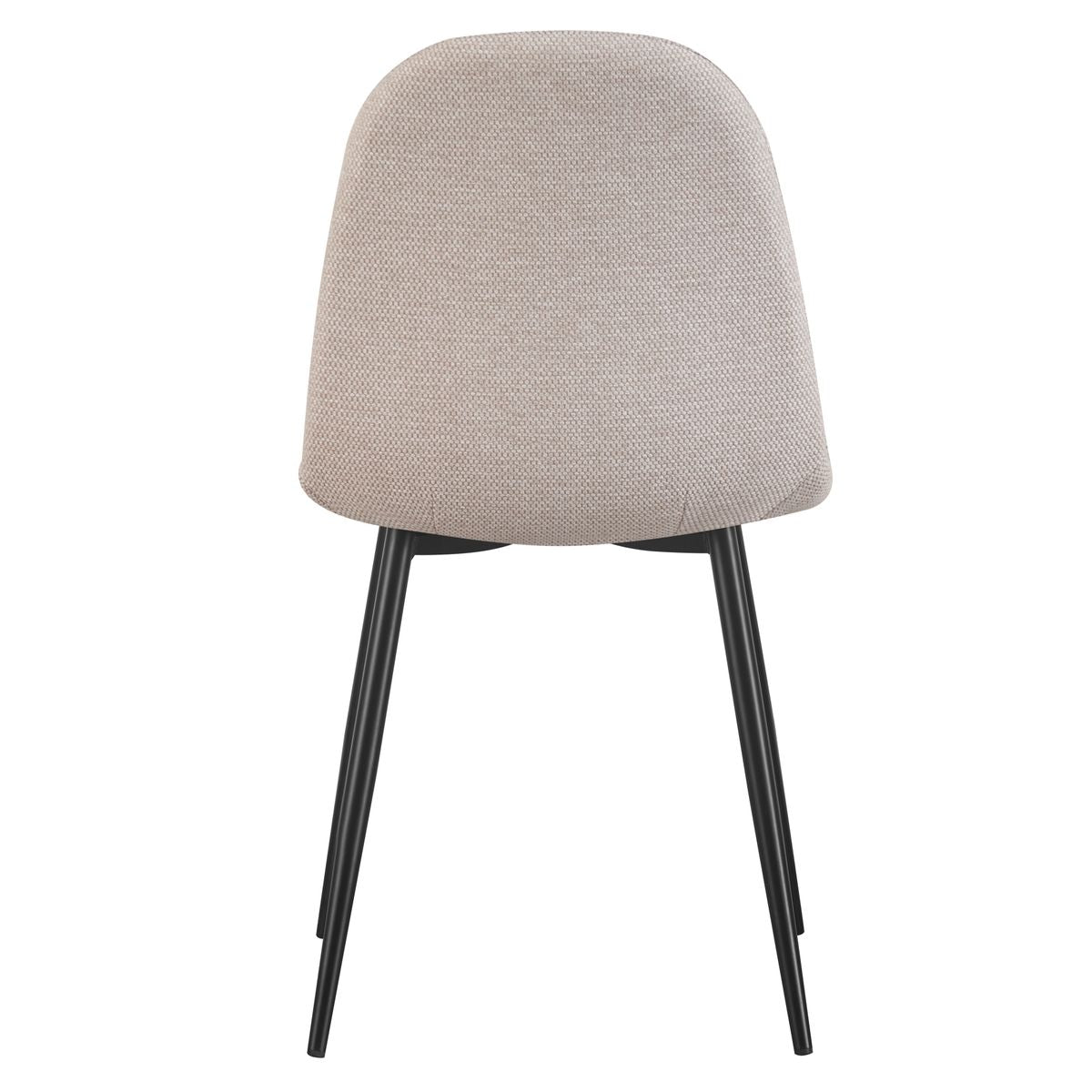 Chaise Yuko tissu écru