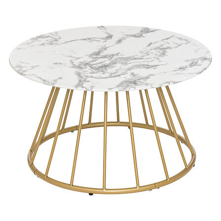 Table basse Rayo effet marbre