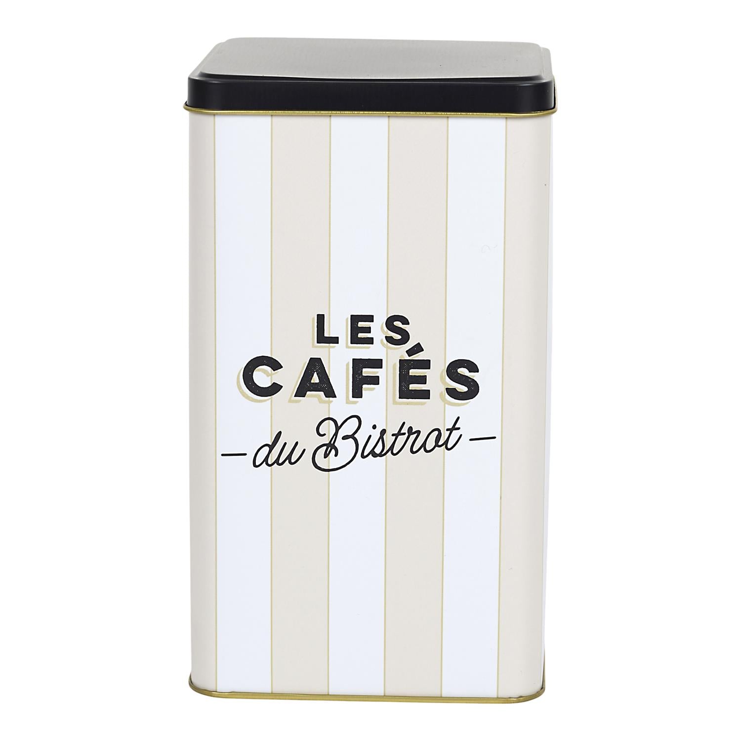 Boite métal café Bistrot