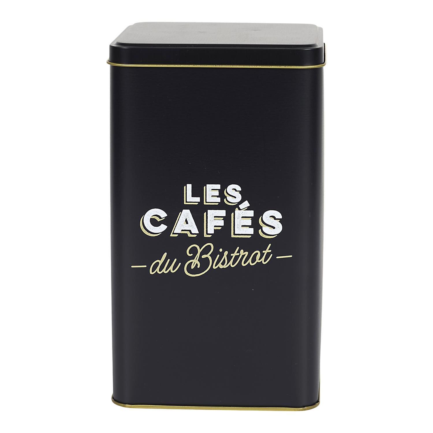 Boite métal café Bistrot