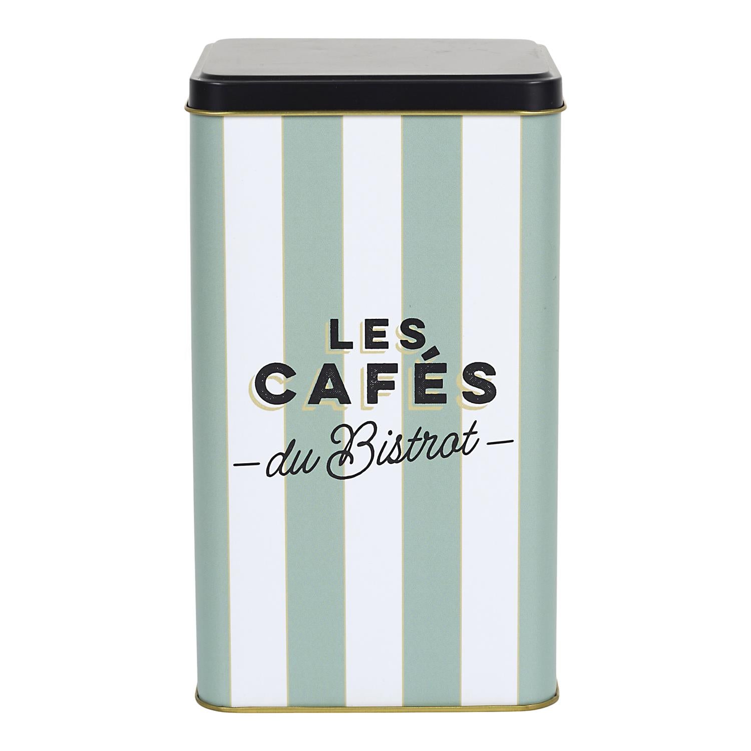 Boite métal café Bistrot