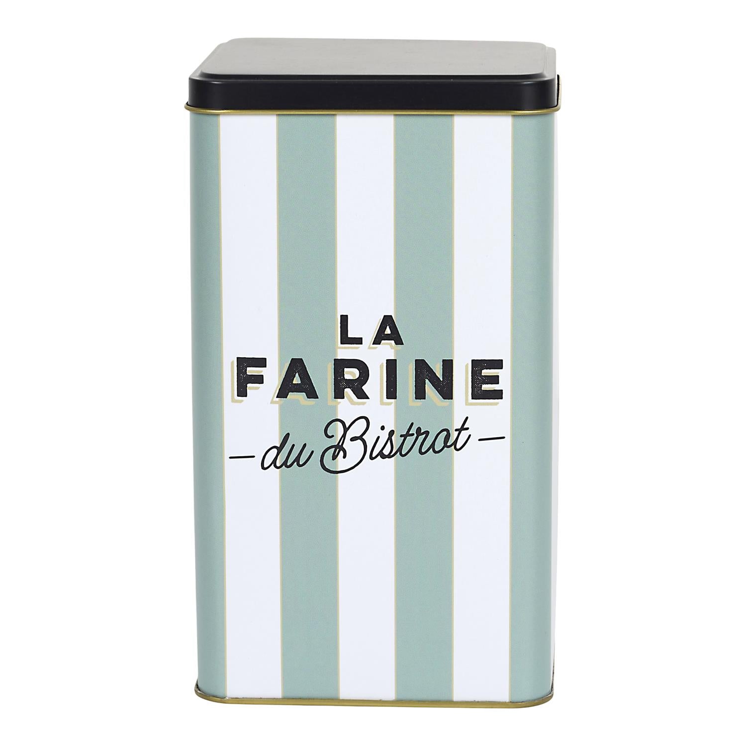 Boit métal farine Bistrot