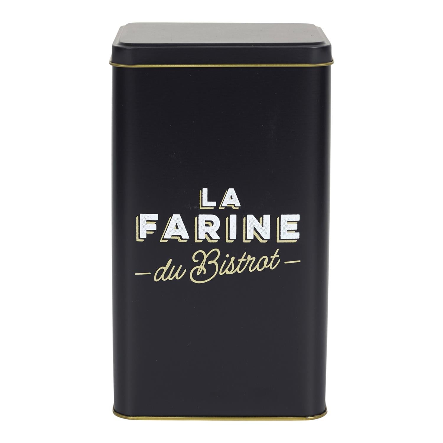 Boit métal farine Bistrot