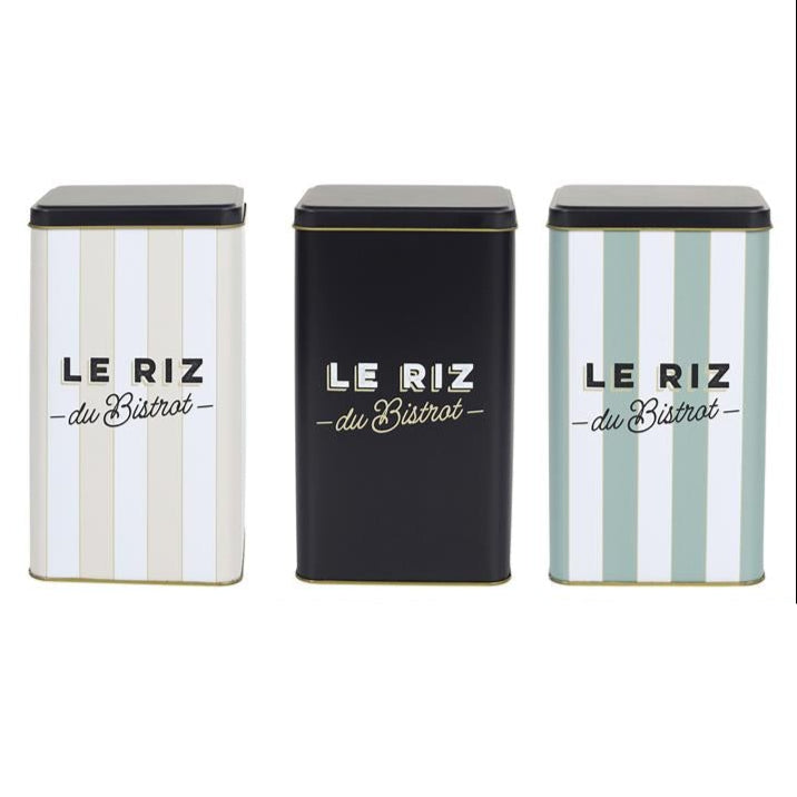 Boit métal riz Bistrot