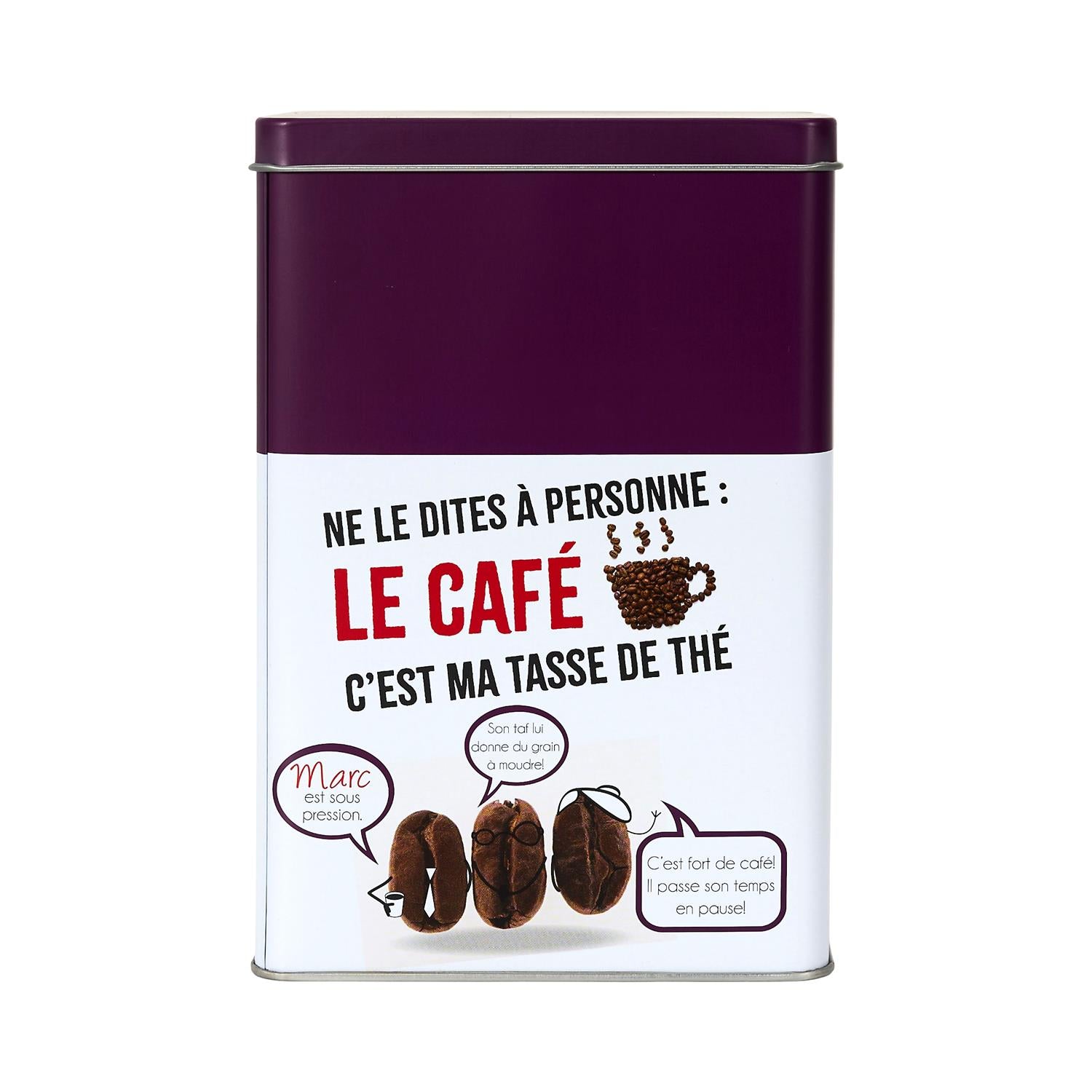 Boite métal café Marc