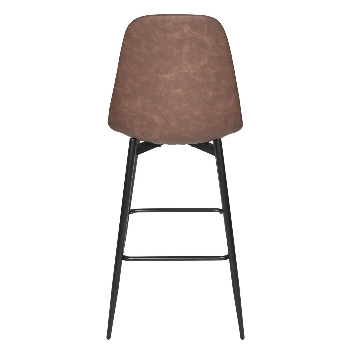 Chaise de bar Amber marron