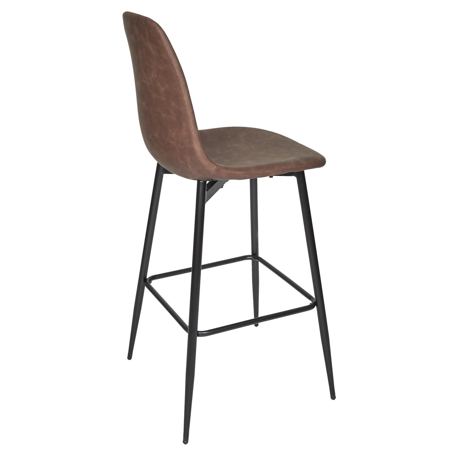 Chaise de bar Amber marron