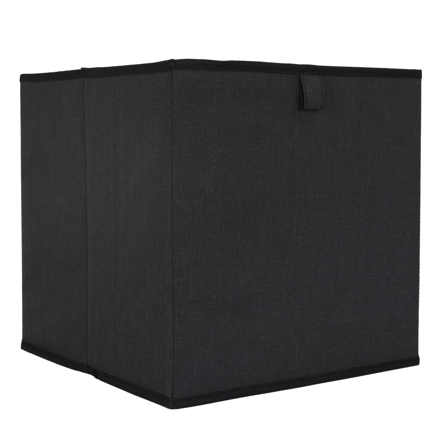 Cube de rangement pliable 30x30cm Noir