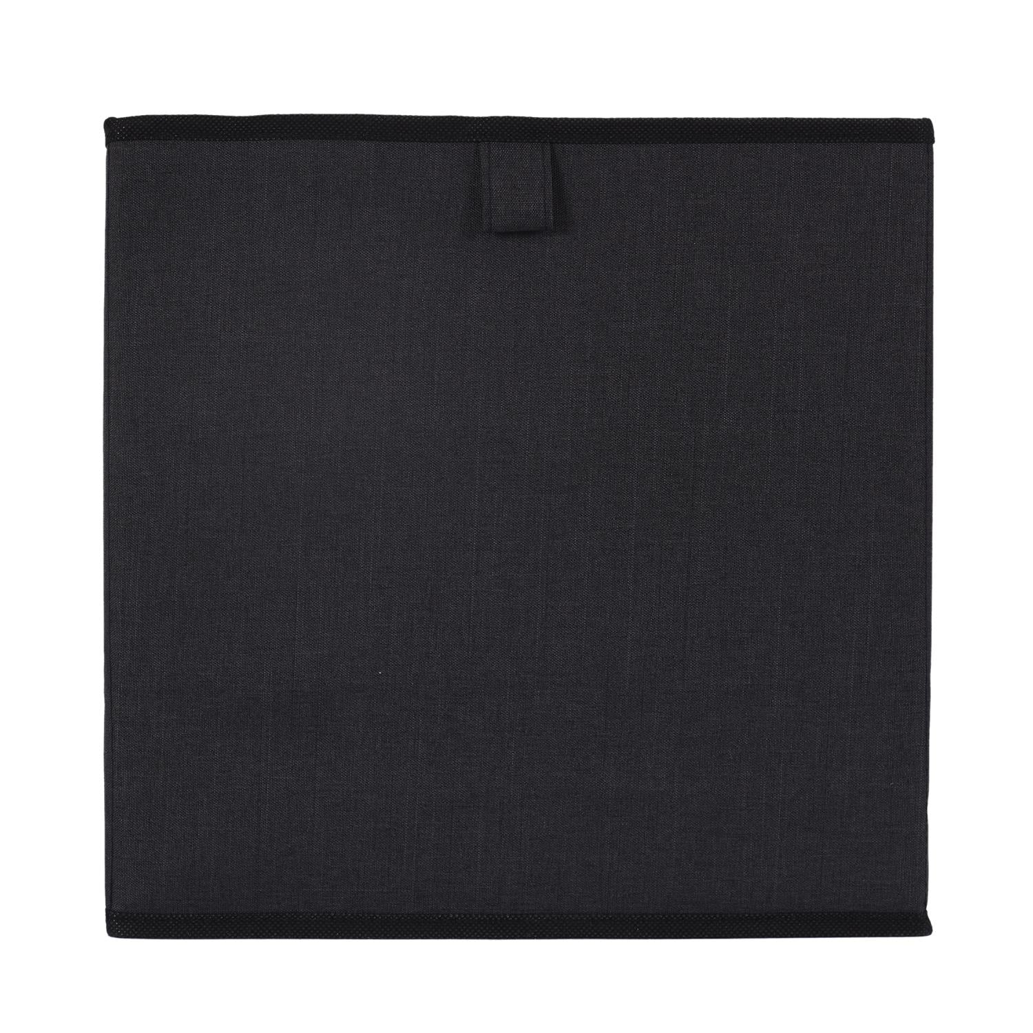 Cube de rangement pliable 30x30cm Noir