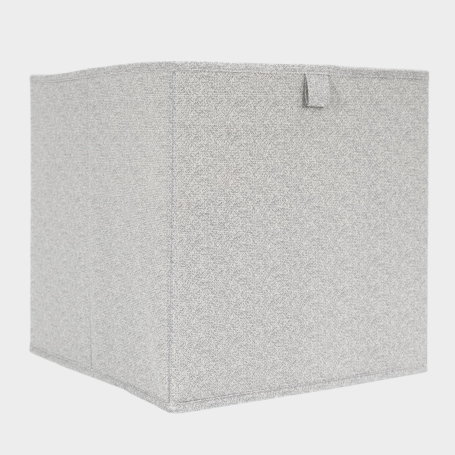 Cube de rangement pliable 30x30cm Gris chiné