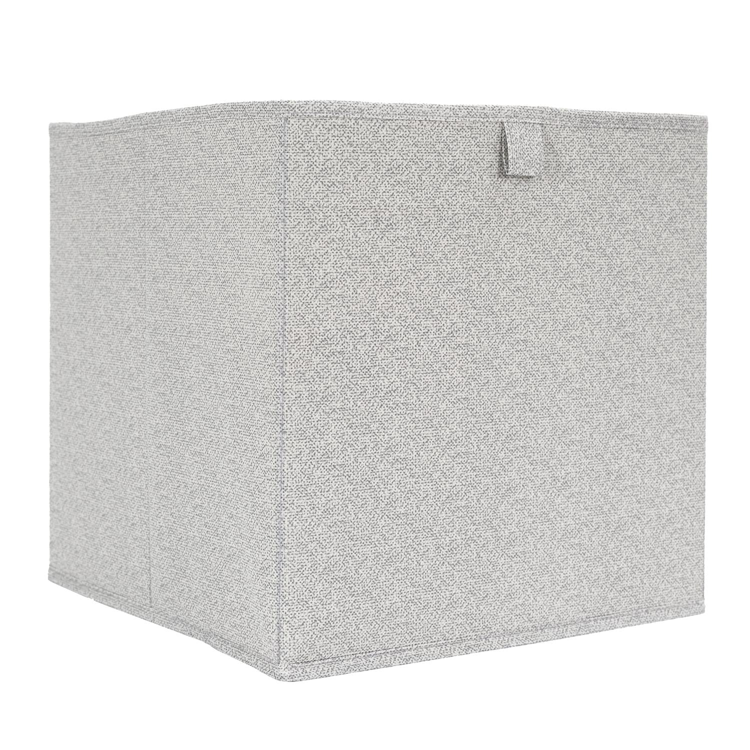 Cube de rangement pliable 30x30cm Gris chiné