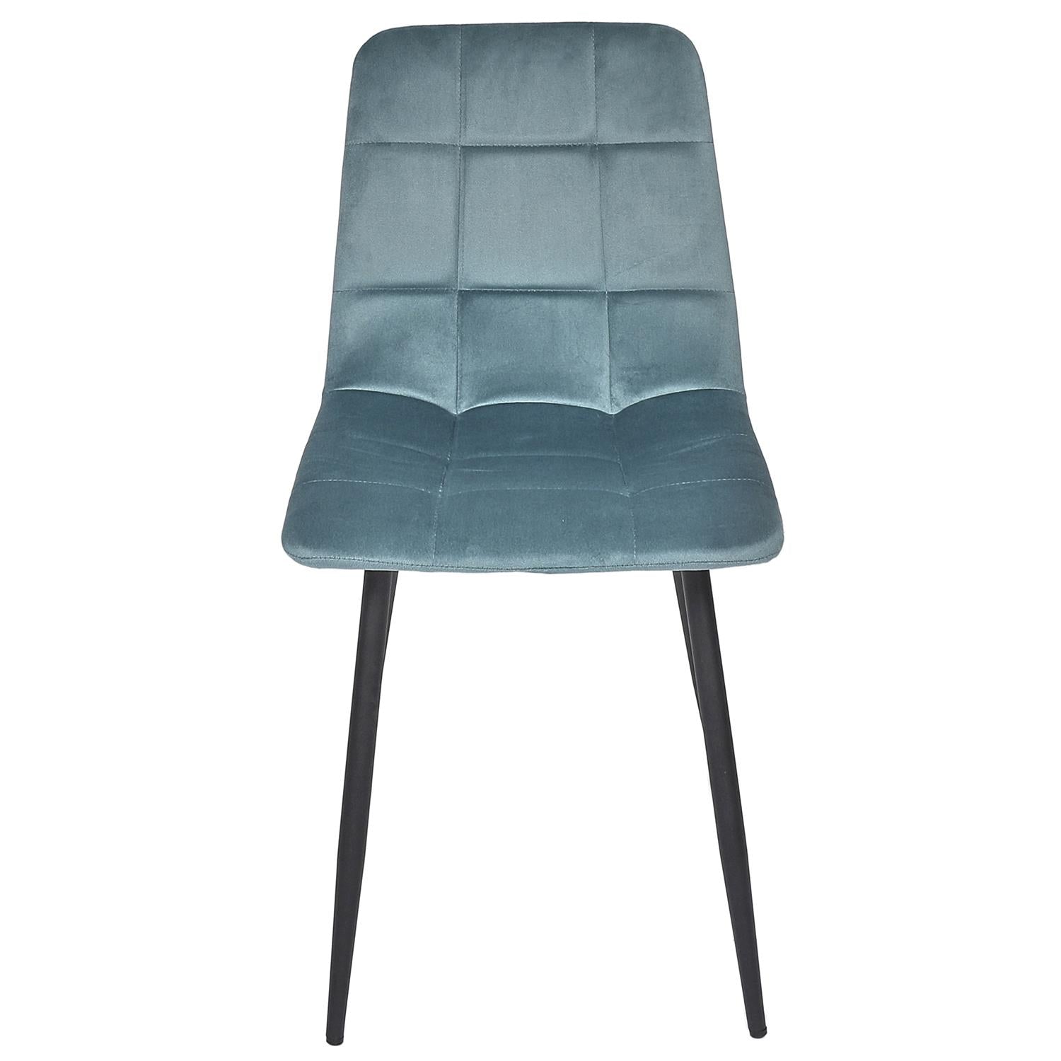 Chaise Mateo bleu canard