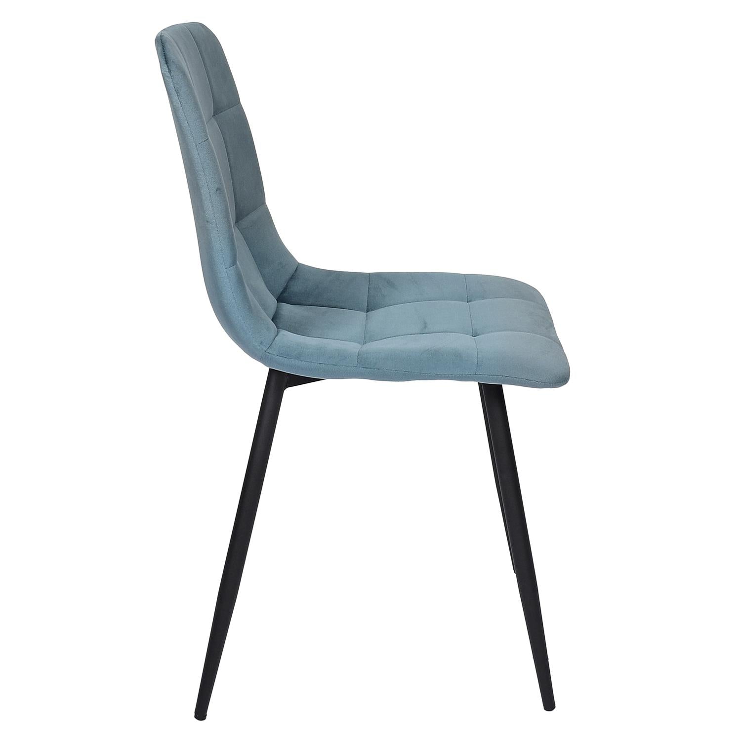 Chaise Mateo bleu canard