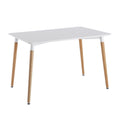 Table de repas blanche 115x75cm