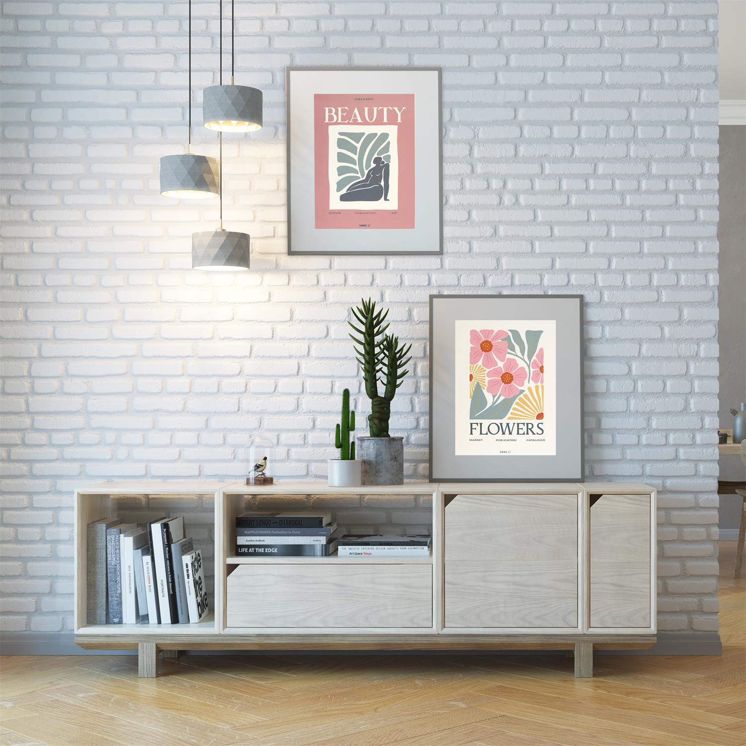 Affiche déco 30x40cm lot de 2