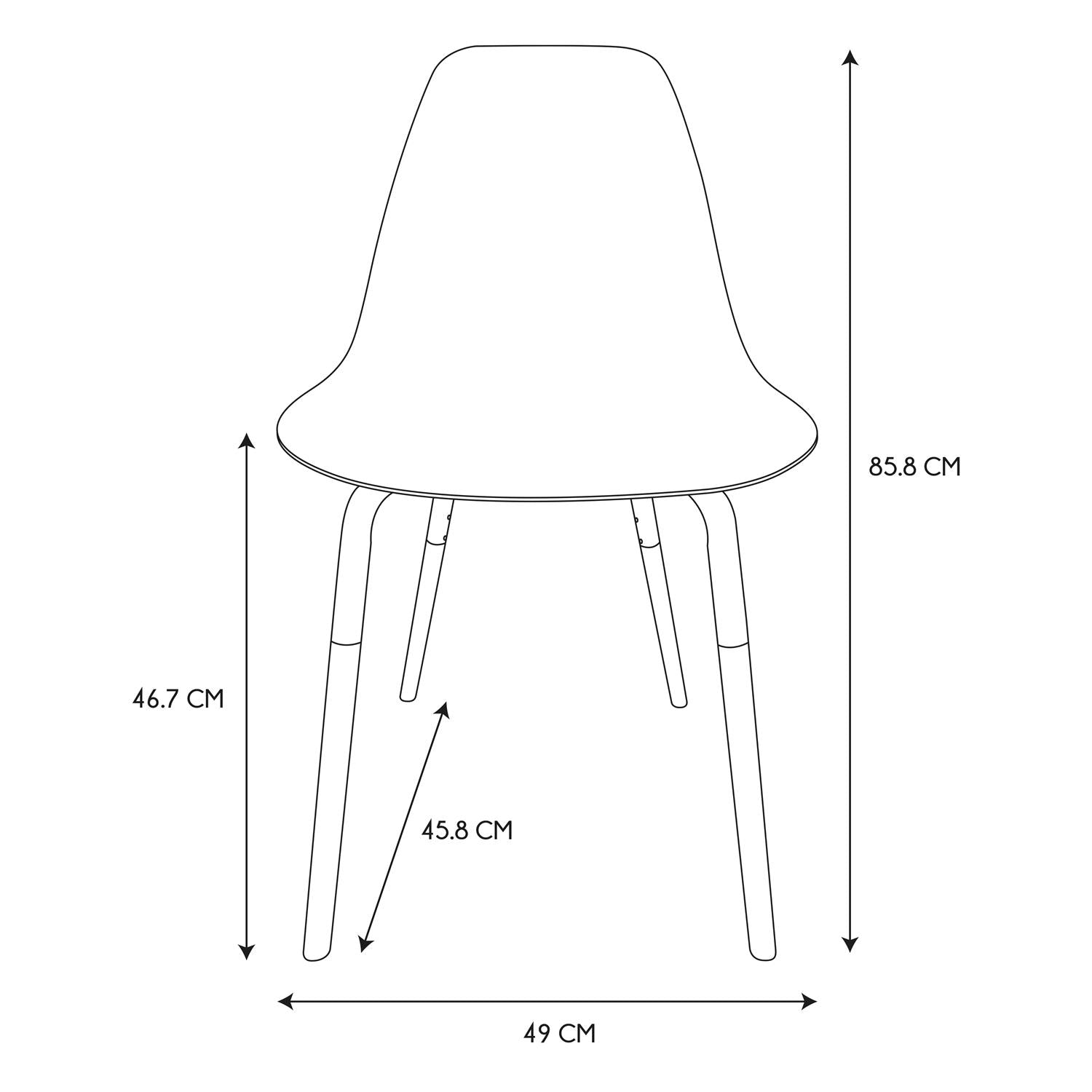 Chaise Phenix blanc