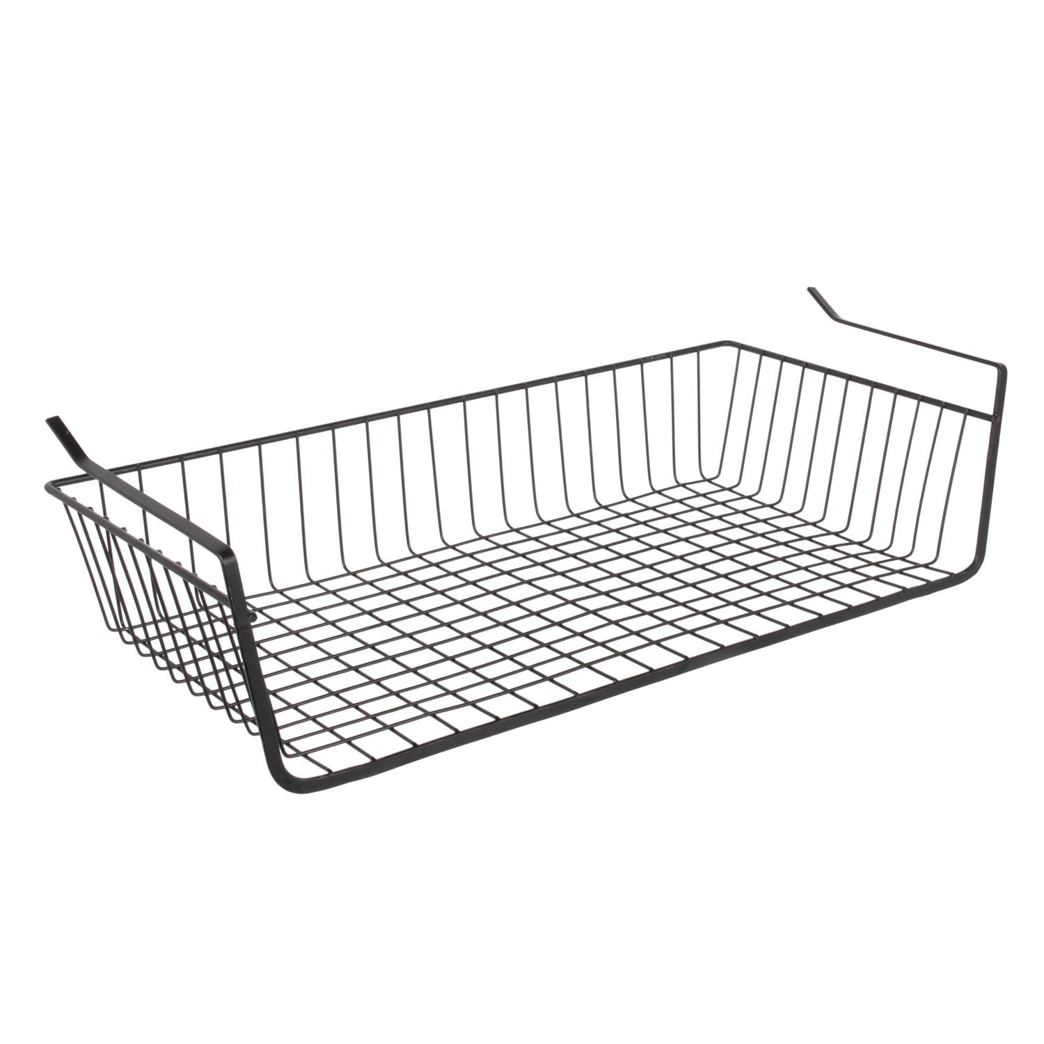 Panier suspendu métal noir 56cm