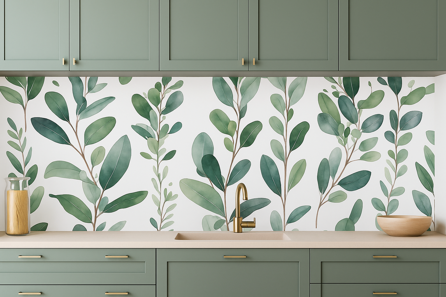 Crédence Eucalyptus