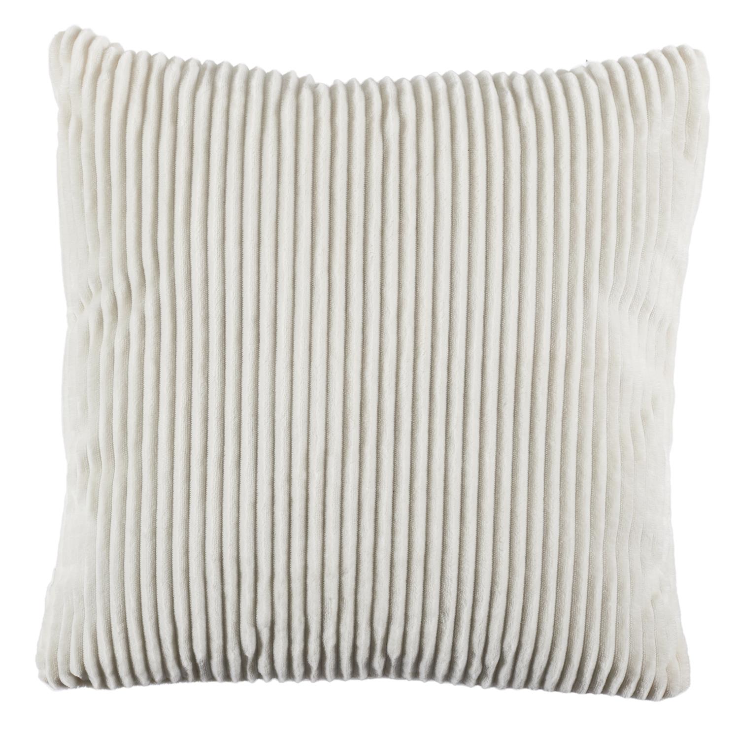 Coussin grosse cotes flanelle 40x40cm