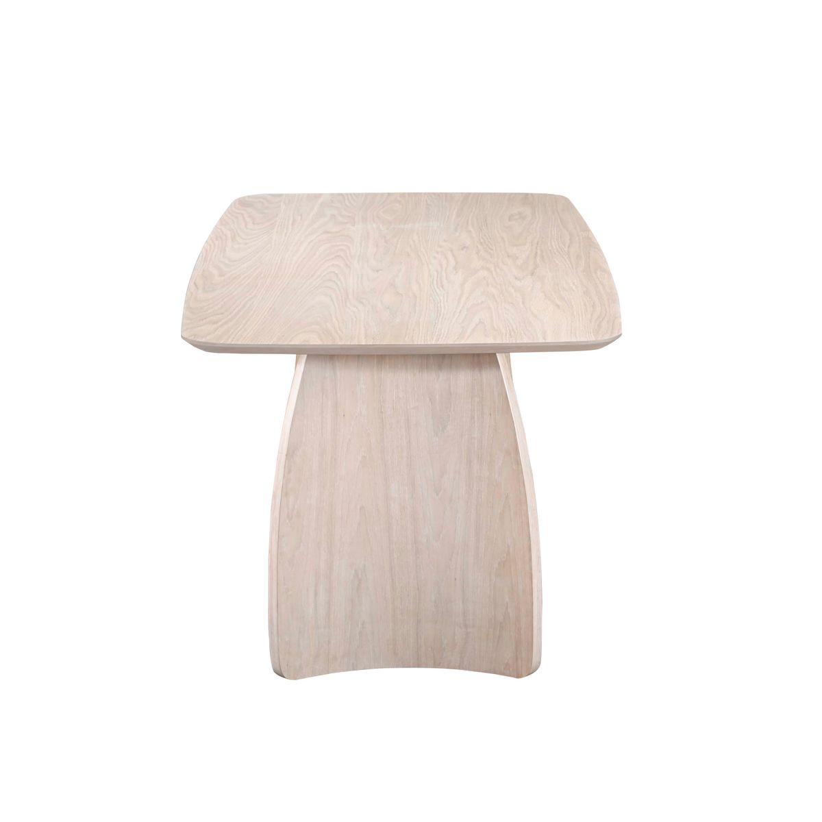 Table repas 180 cm placage chêne CURVI