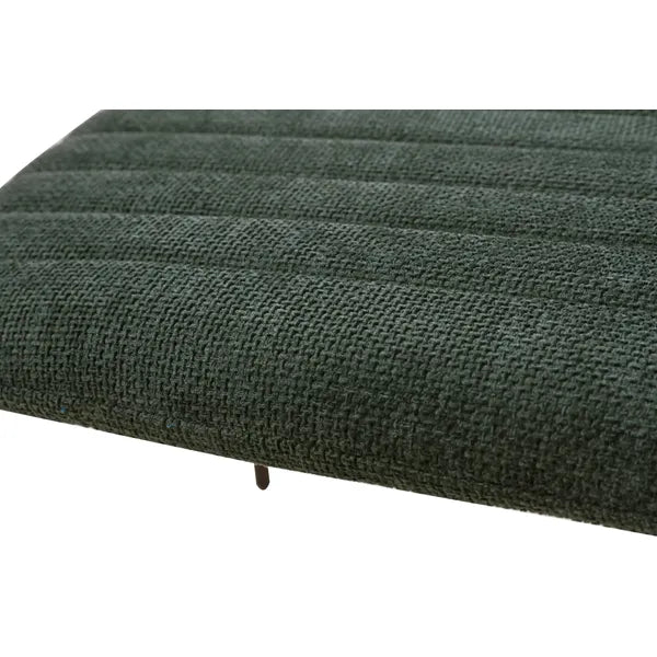 Chaise repas tissu vert sapin KOTA