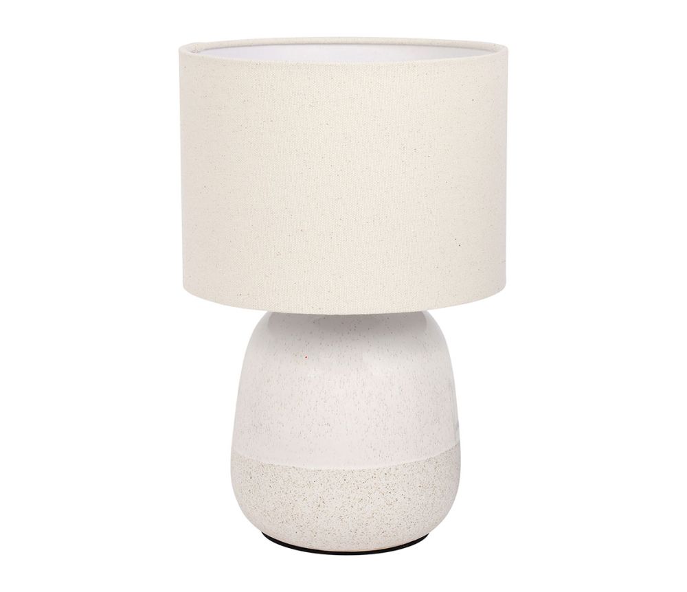 Lampe Céramique Candide Blanche Beige