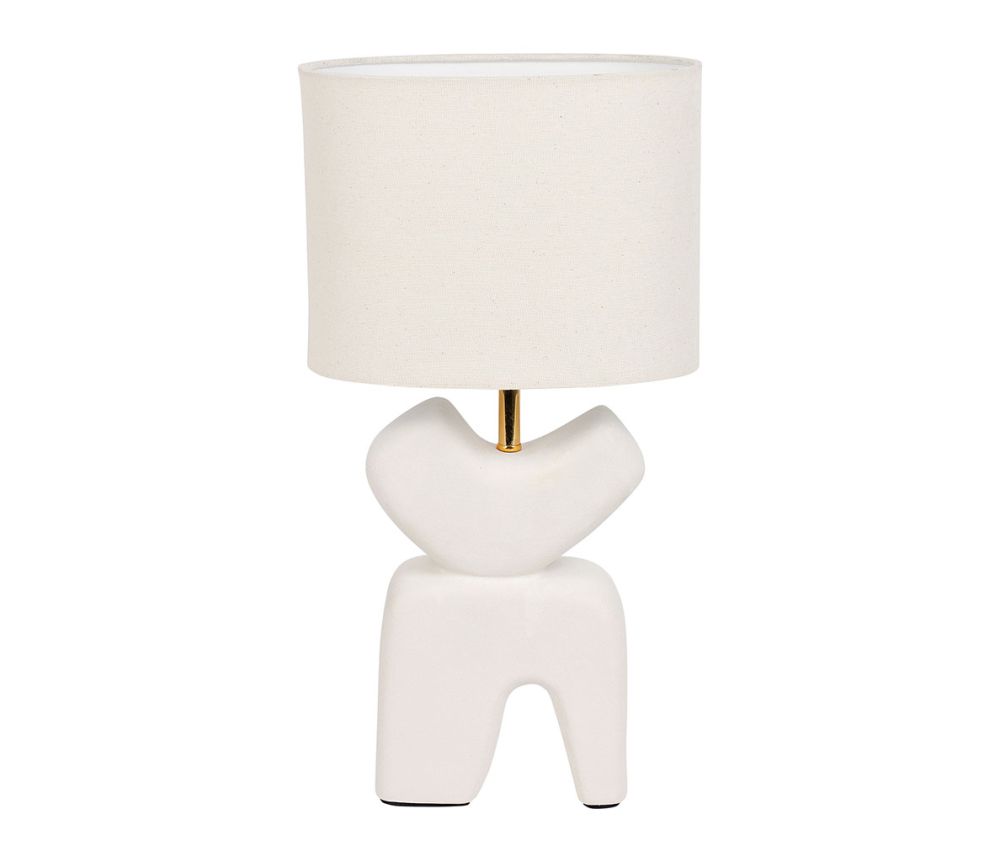 Lampe Céramique 'Toscane' Beige