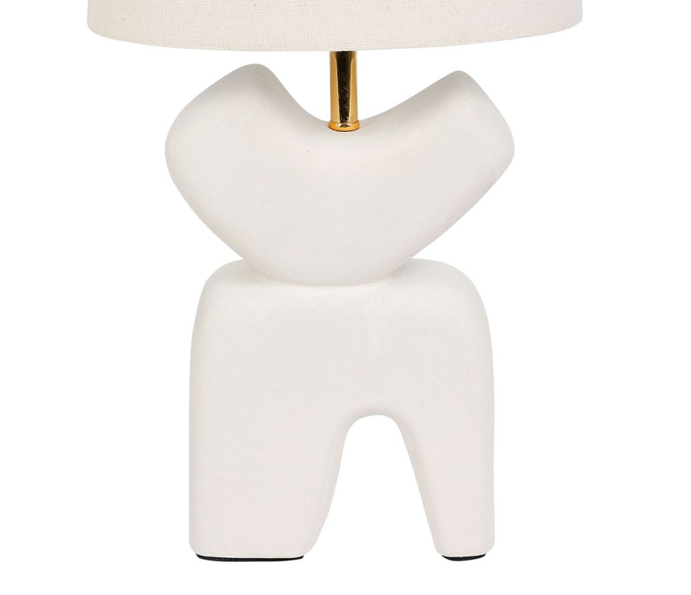 Lampe Céramique 'Toscane' Beige