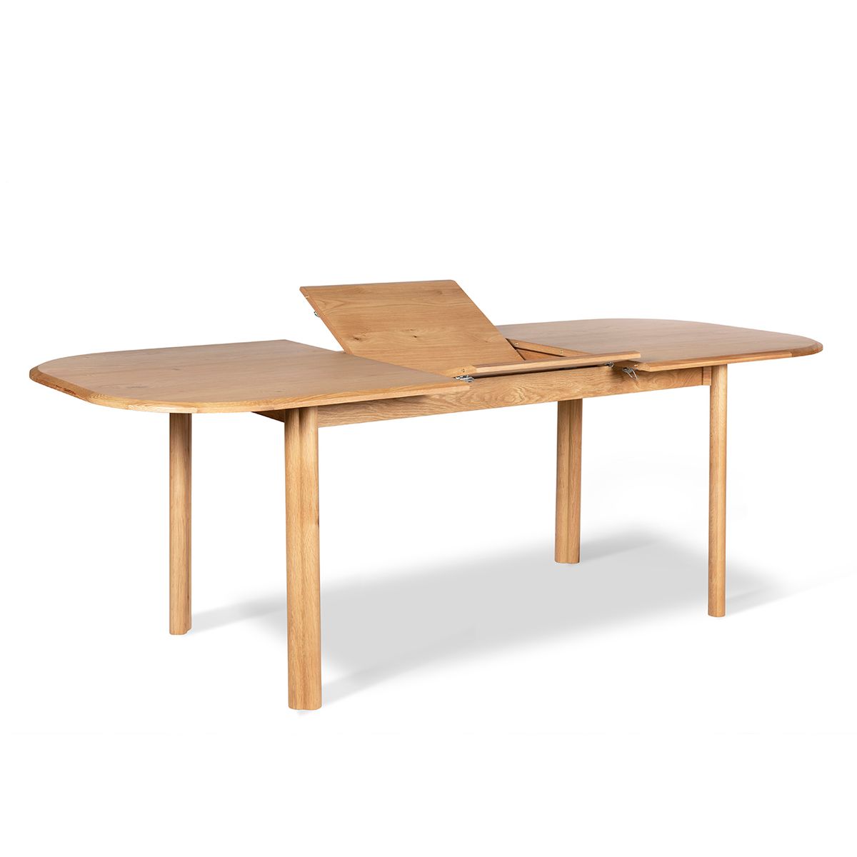 Table repas 160 cm avec allonge chêne naturel