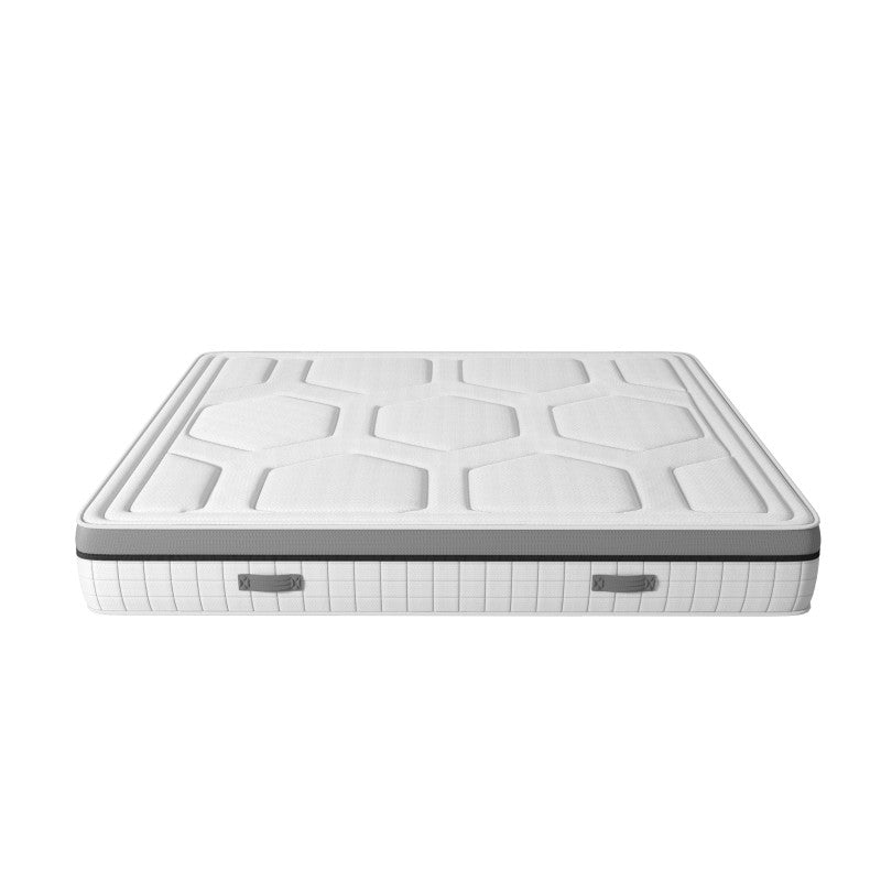 Matelas en mousse à mémoire de forme MemoryTex + ressorts ensachés - 29 cm d'épaisseur