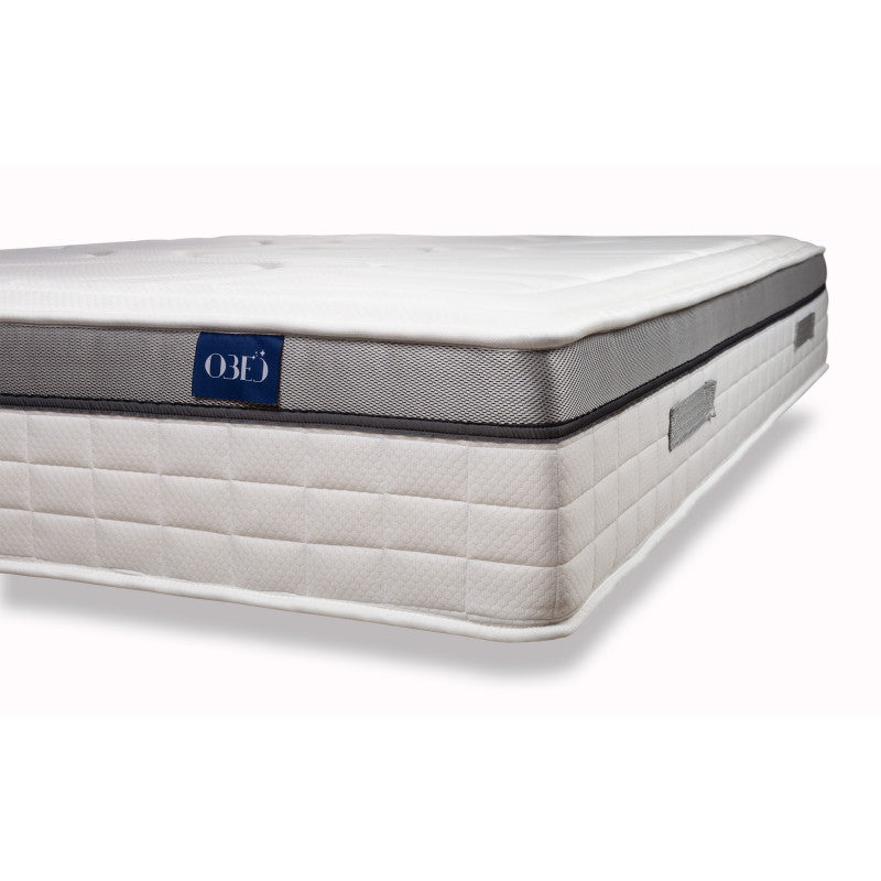 Matelas en mousse à mémoire de forme MemoryTex + ressorts ensachés - 29 cm d'épaisseur