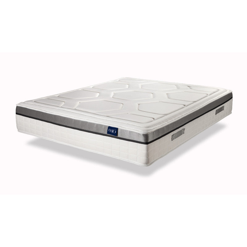 Matelas en mousse à mémoire de forme MemoryTex + ressorts ensachés - 29 cm d'épaisseur