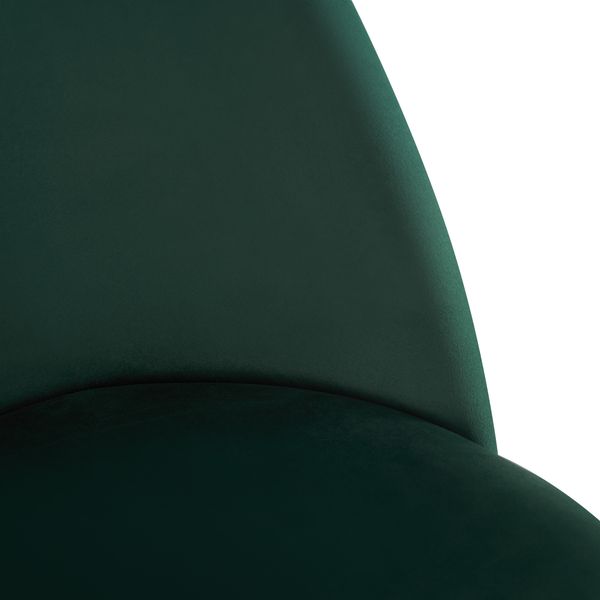 Chaise Valta velours vert bouteille